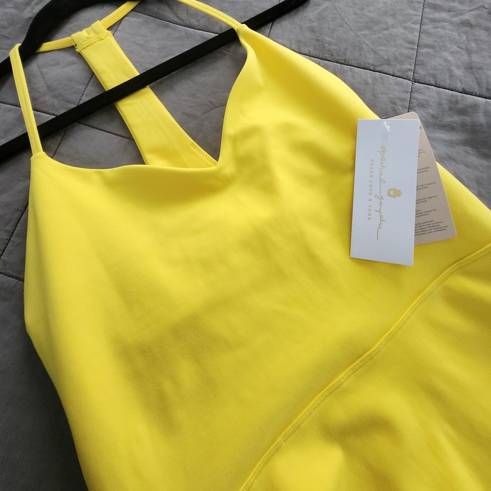 Spiritual Gangster Yellow Jersey Dress - NWT!!